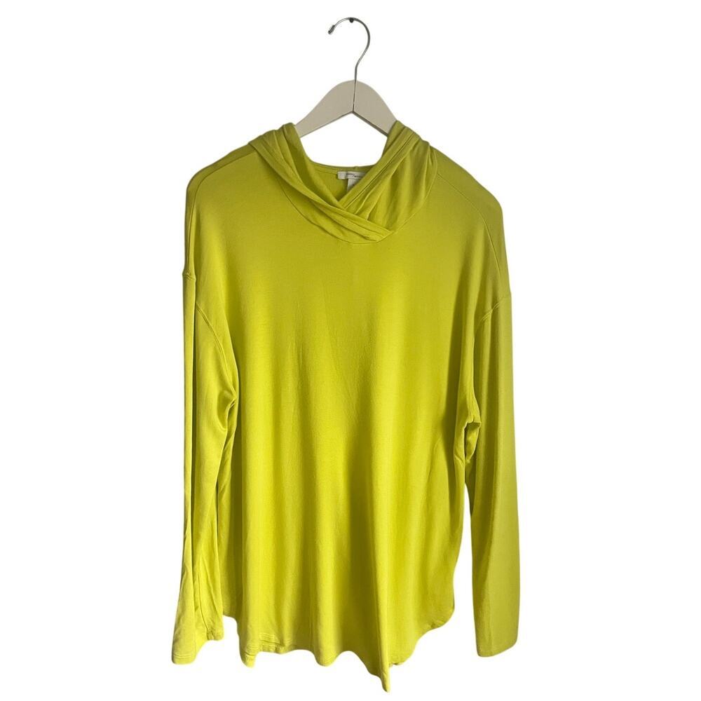 Daily Ritual Soft hoodie yoga Workout Lounge Bright Neon Yellow Chartreuse XL